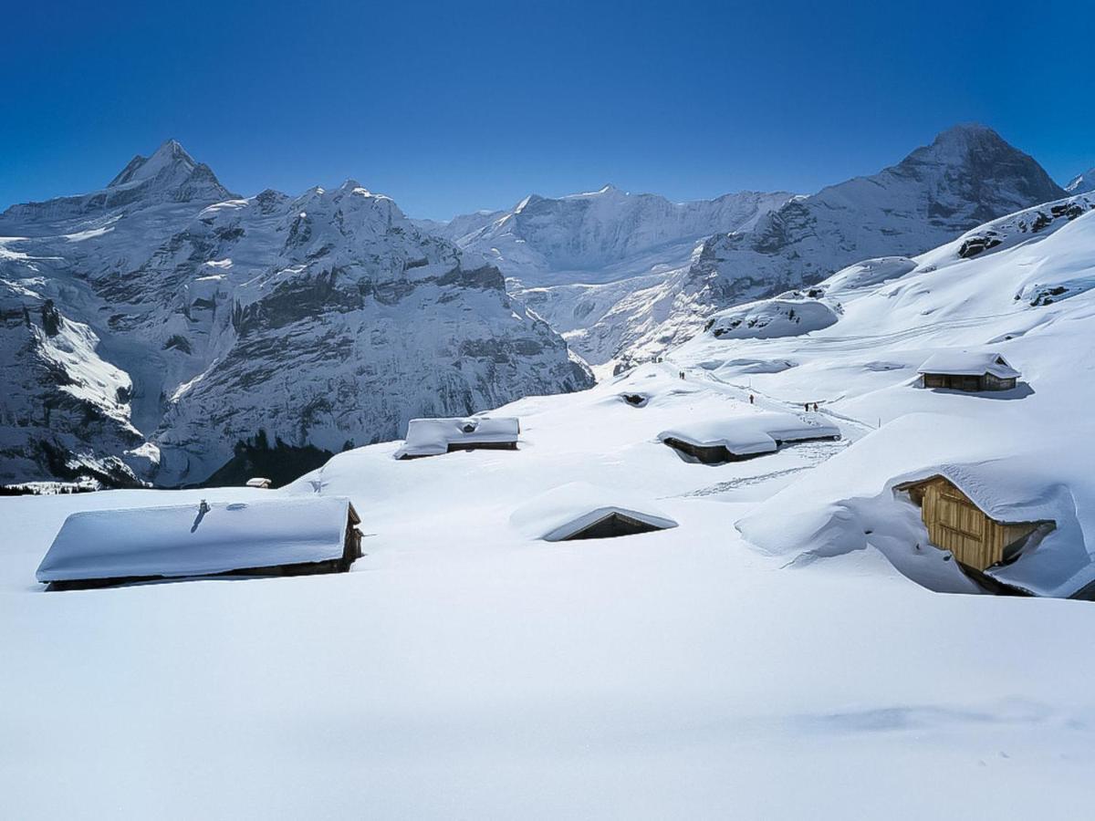 Apartment Chalet Abendrot Apartments-10 By Interhome Grindelwald Esterno foto